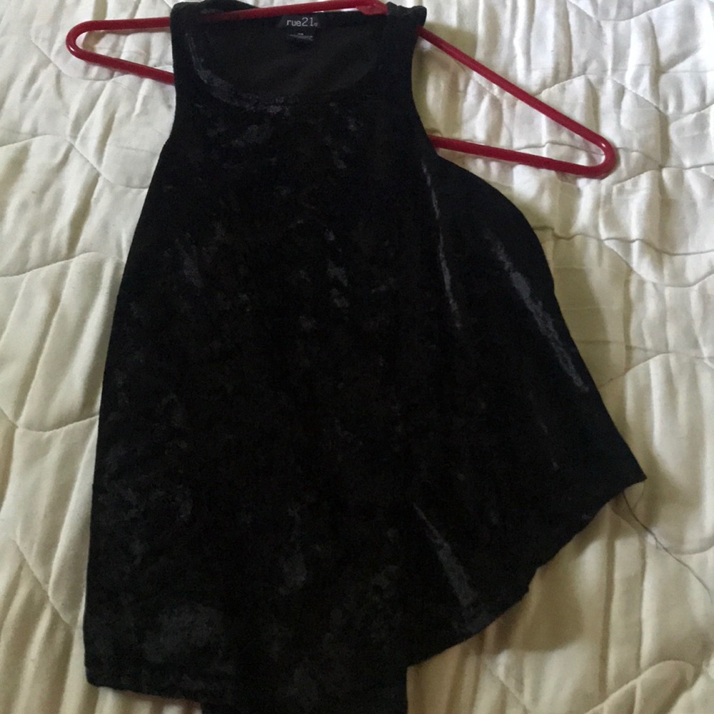Velvet tank top